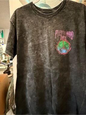 Fleetwood Mac Black Tie-Dye Graphic Tee
